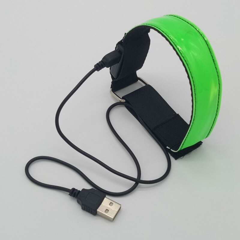 Tira de luz Led recargable para correr, para Runers, equipo de correr, banda de luz Led para Runner, 4 Uds.