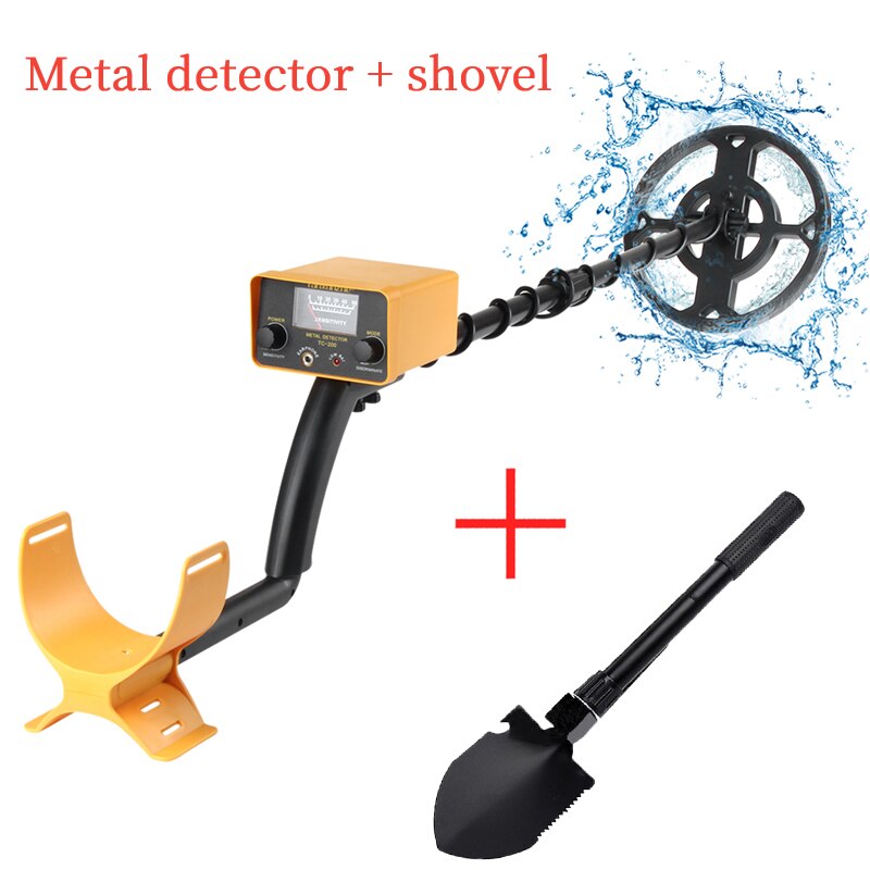 Underground Metal Detector Pinpointer Metal Detector TC-200 Gold Depth Metal Detectors accurate locatingTracker treasure hunter: with shovel