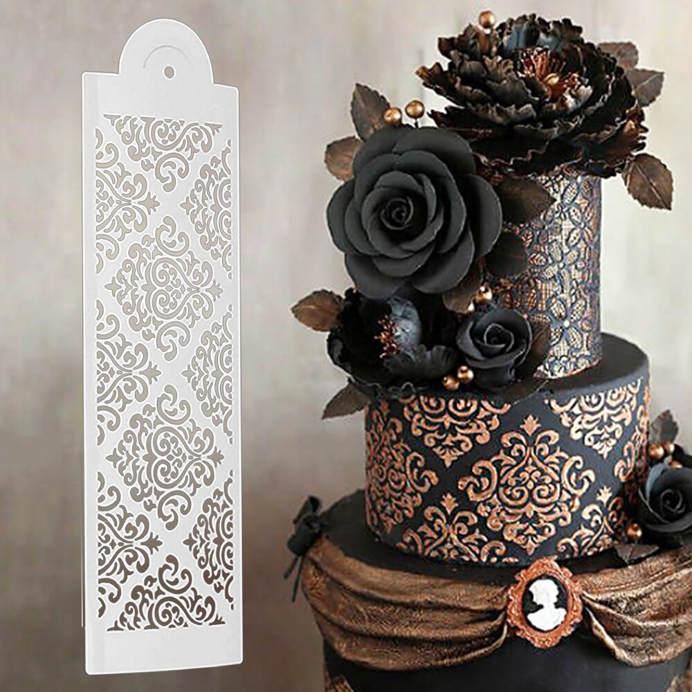 Kant bloem taart sjabloon gebak fondant decoratie zijmal taart decoratie mal gebak bakgereedschap
