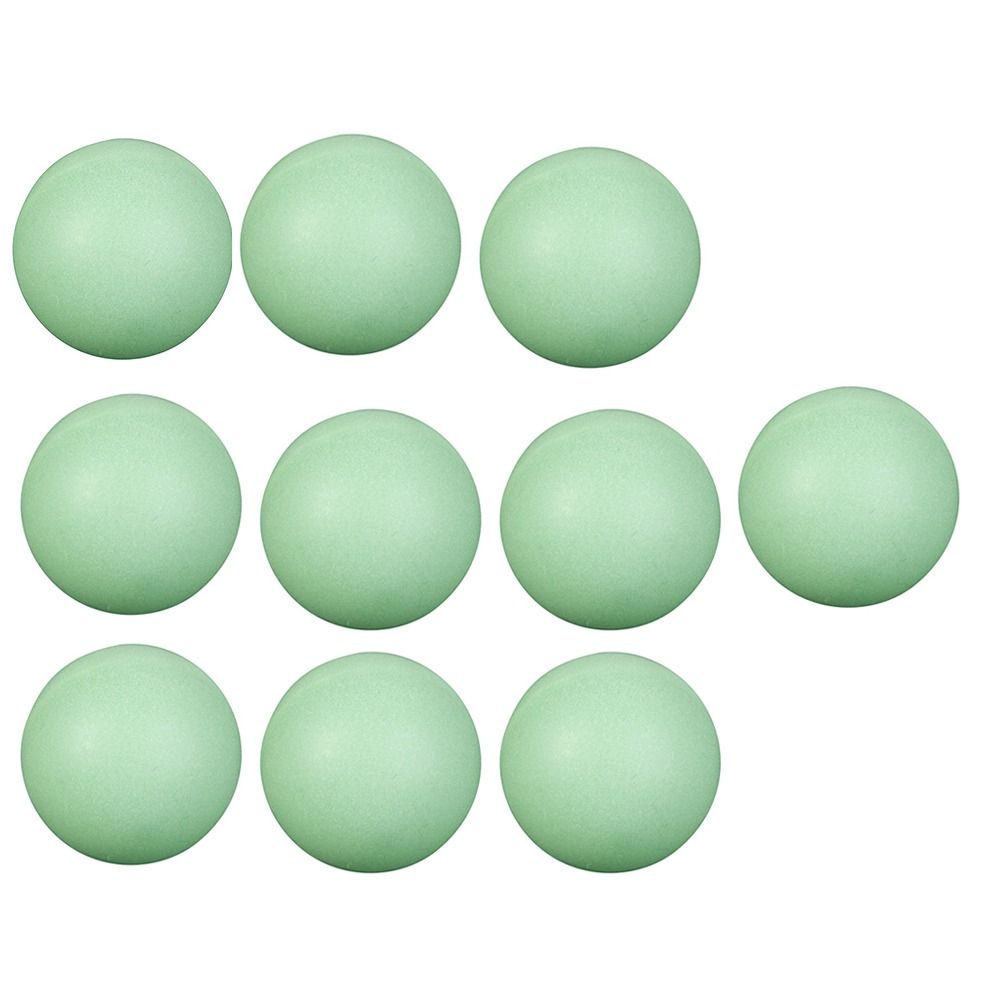 10 Stück neues Material leuchtende Tischtennis Ball abs langlebige Tischtennis weiße Bälle drinnen draussen Wettbewerbe hohe Elastizität Bälle