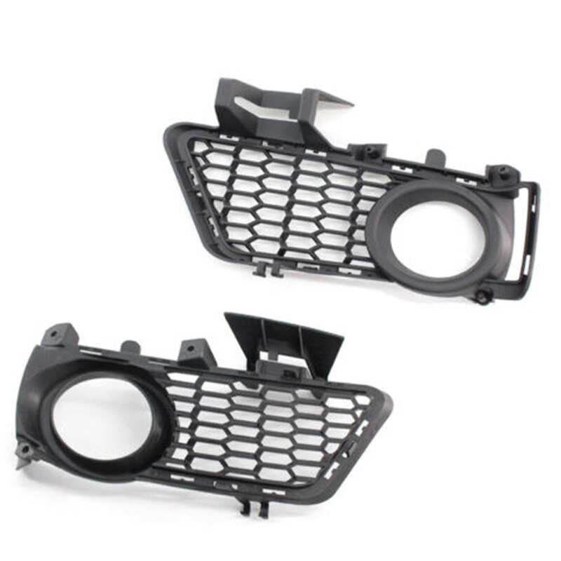 51118054156 51118054155 Black Front Bumper Fog Light Grid Grilles For BMW 3 Series F30 F31