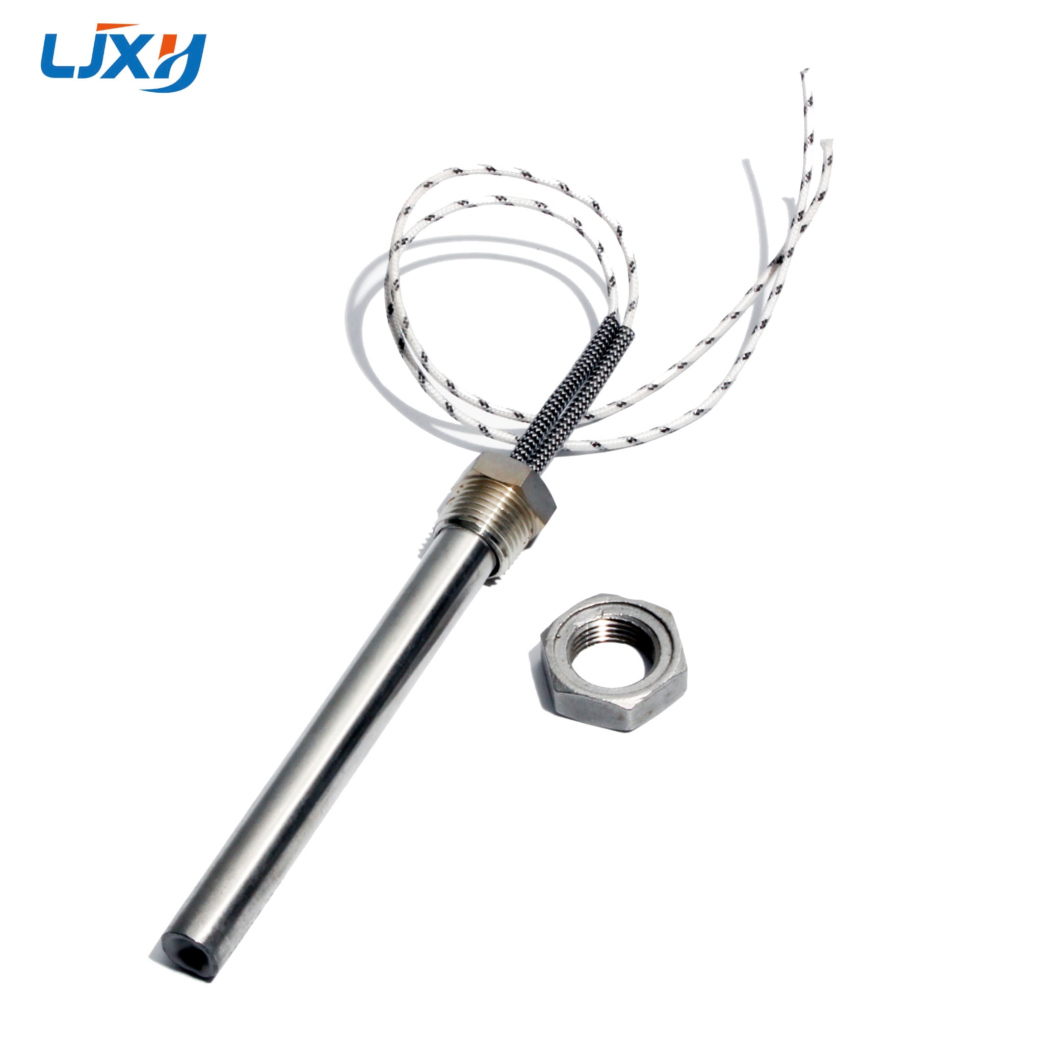 LJXH DN15 (1/2") Thread 15mm Tube Dia. Cartridge Heater Heating Element for Water 300W/500W/800W/1000W/1100W