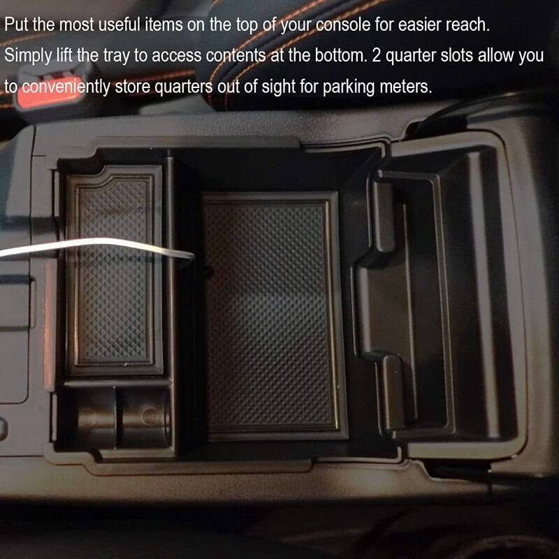 Organizzatore per Subaru Crosstrek Subaru Impreza 2018 2019 Center consolle Bracciolo Organizer Accessori Vassoio, scatola Bracciolo Secondario