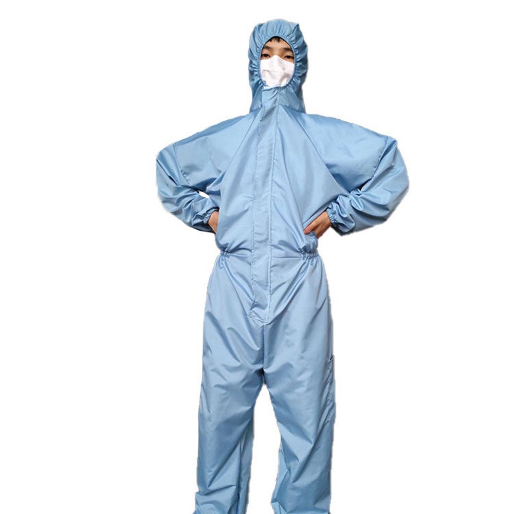 Disposable Protection Suit Protective Clothes Security SMS Nonwoven Fabric Thicker Coverall CleanRoom Dustproof Jumpsuit Garment