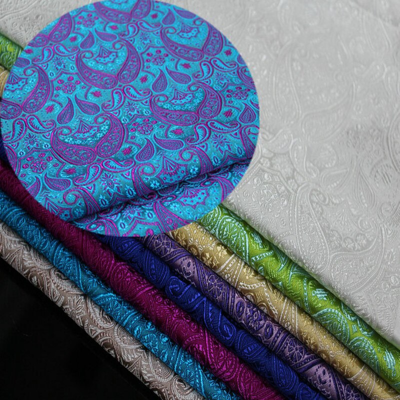 Largeur 29 pouces Bricolage Cos Chinois Robe kimono Damassé Tissu Jacquard Brocart En Soie Imitation Vêtements Tissu Pipa