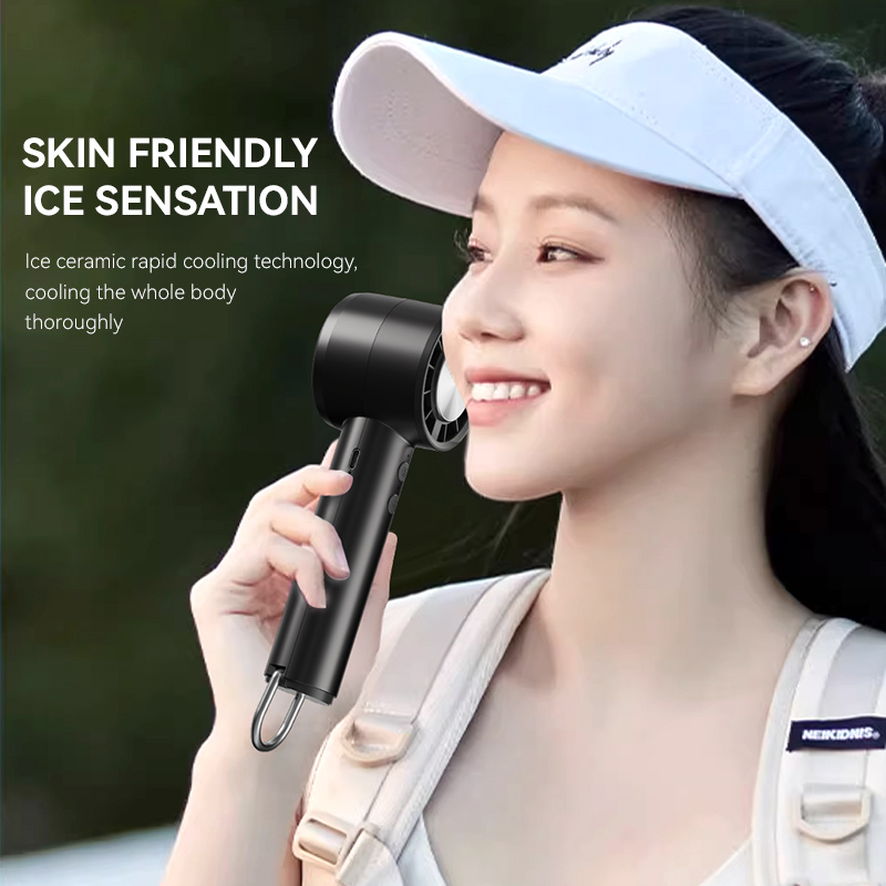 Xiaomi mini Klimatyzator Lodowy Przenośny Akumulatorowy Wentylator z Wyświetlaczem doprowadziło 5 Prędkości Super Chłodzący turbosprężarka Wentylator Podróżny