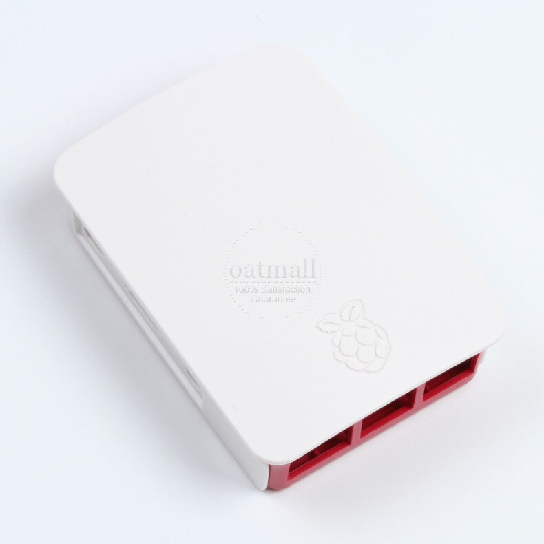 Raspberry Pi 3 Case Official ABS Enclosure Protective Plastic box shell For Raspberry Pi 3 Model B B+ / Pi 2 Case: Red White