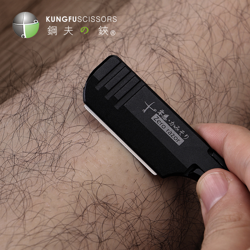 Professionele Kapper Scheermes Opvouwbaar Handmatig Scheermes Houten Handvat Baard Rechte Rand Scheermes Voor Man