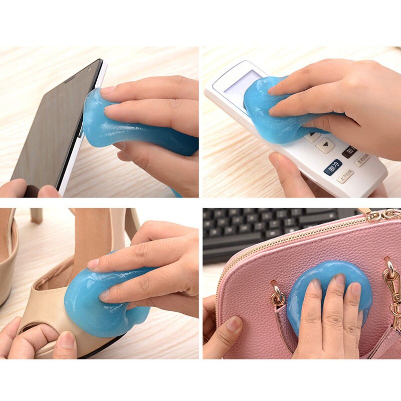 2 Pcs Super Clean Magic Cleaner Gel Keyboard Laptop Mobile Dust Multipurpose Cleaning Tool SUB
