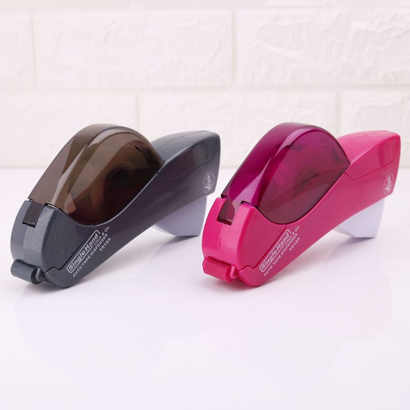 Automatische Tape Dispenser Hand-Held Een Druk Cutter Voor Cadeaupapier Schroot Boeken Boek Cover J