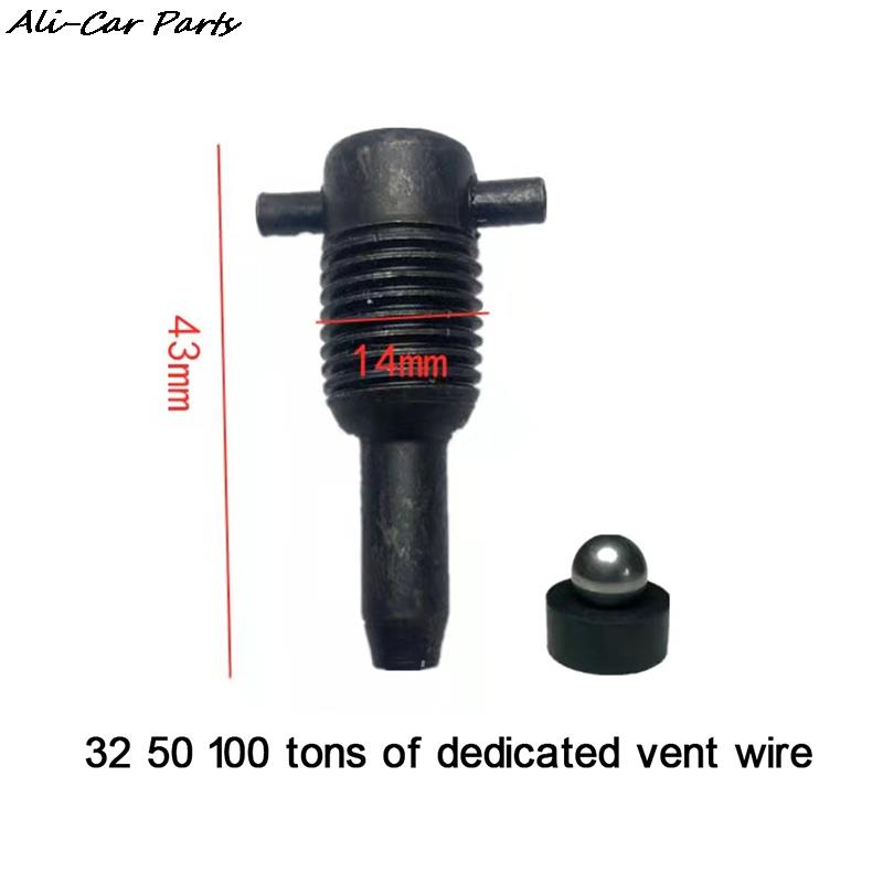 1 pz ritorno valvola limitatrice di pressione dell'olio interruttore vite di rilascio dell'olio paraolio valvola di rilascio dell'olio parti di martinetto idraulico verticale generale: arancia