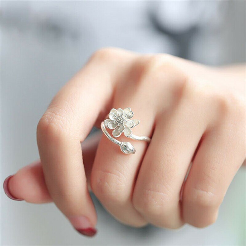 Pure 925 Sterling Silver flower branch Pendant Necklaces for Women Jewely Small Chokers Necklaces Fine Jewelry 4.9