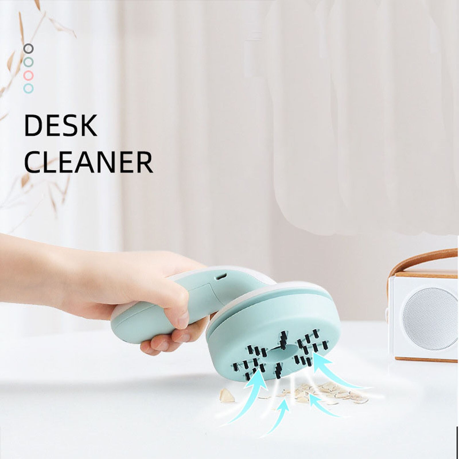 Handheld Desktop Vacuum Cleaner Home Charging Wireless Portable Vacuum Cleaner Component Mini Home Use Eraser Scrap Cleaner