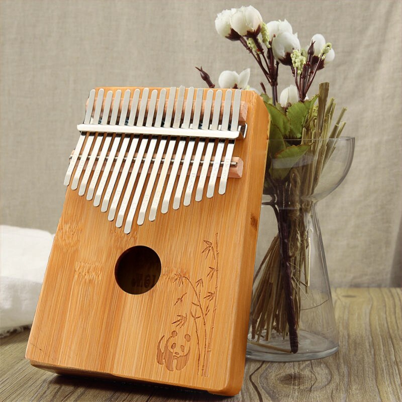 Shaevle Kalimba 17 Key Thumb Piano, Mbira Vingerpiano met draagtas, Tune Hammer, Songbook - Muziekinstrumenten Cadeau voor Kinderen Volwassen Beginners