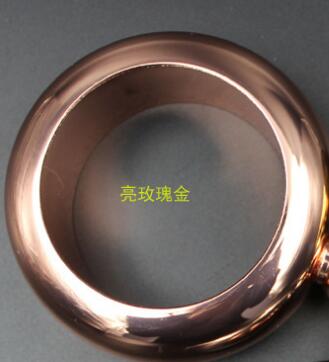 Bracelet Flask 3.5oz Stainless Steel Hip Flask Ring 100ml Wine Flask Whiskey Alcohol Bracelet Bottle for Bar Kitchen: Bight Rose Gold