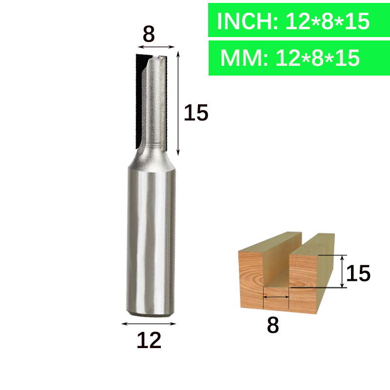 Vsharp PCD prosty frez diamentowy dwustronny prosty frez robić płyty melaminowej HPL płyta krzemianowo-wapniowa MDF: 3mm