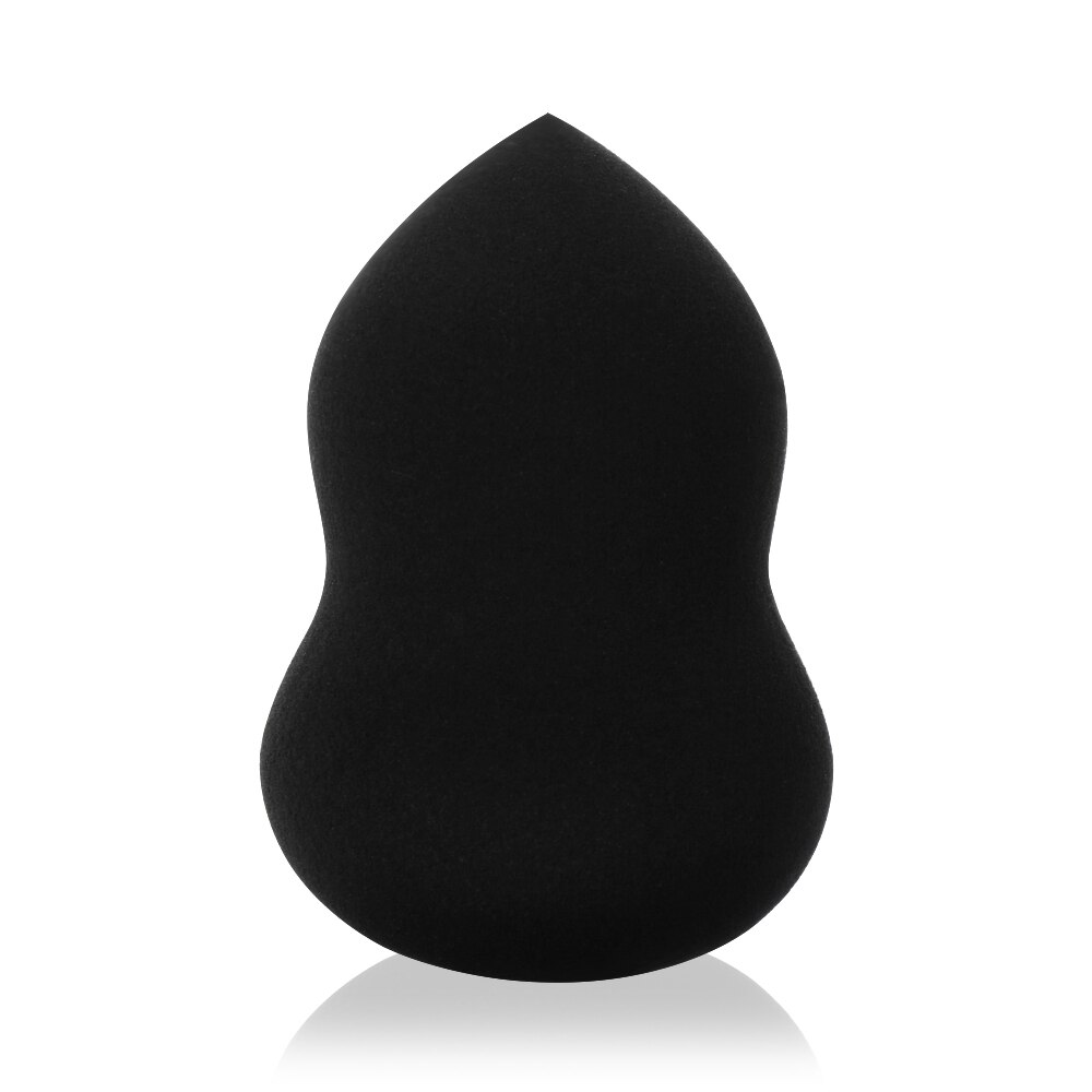 1 Pc Zwart Gezicht Make-Up Spons Puff Facial Contour Droog Nat Mengen Glad Cosmetische Rookwolken Multifunctionele Make-Up Accessoires: Gourd