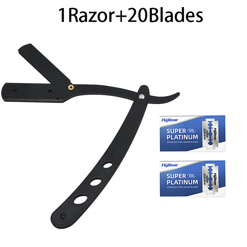 Foldable Razor Blade Men Foldable Stainless Steel Blade Old-fashioned R... – Grandado