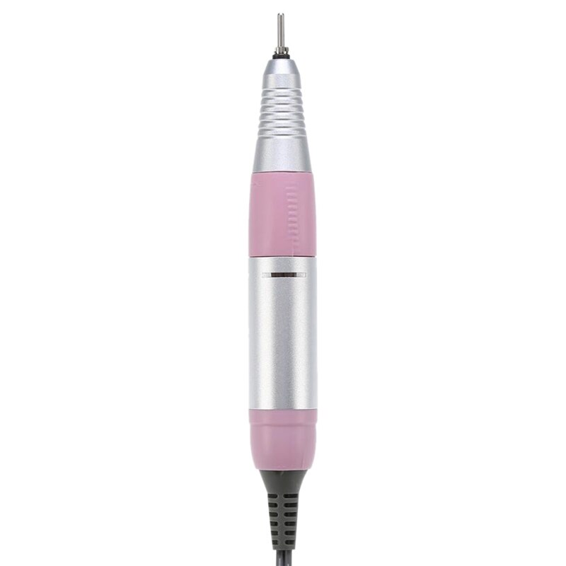 Professionele Elektrische Nail Art Boor Pen Handvat Bestand Polish Grind Machine Handstuk Manicure Pedicure Tool Nail Art Accessorie: Pink