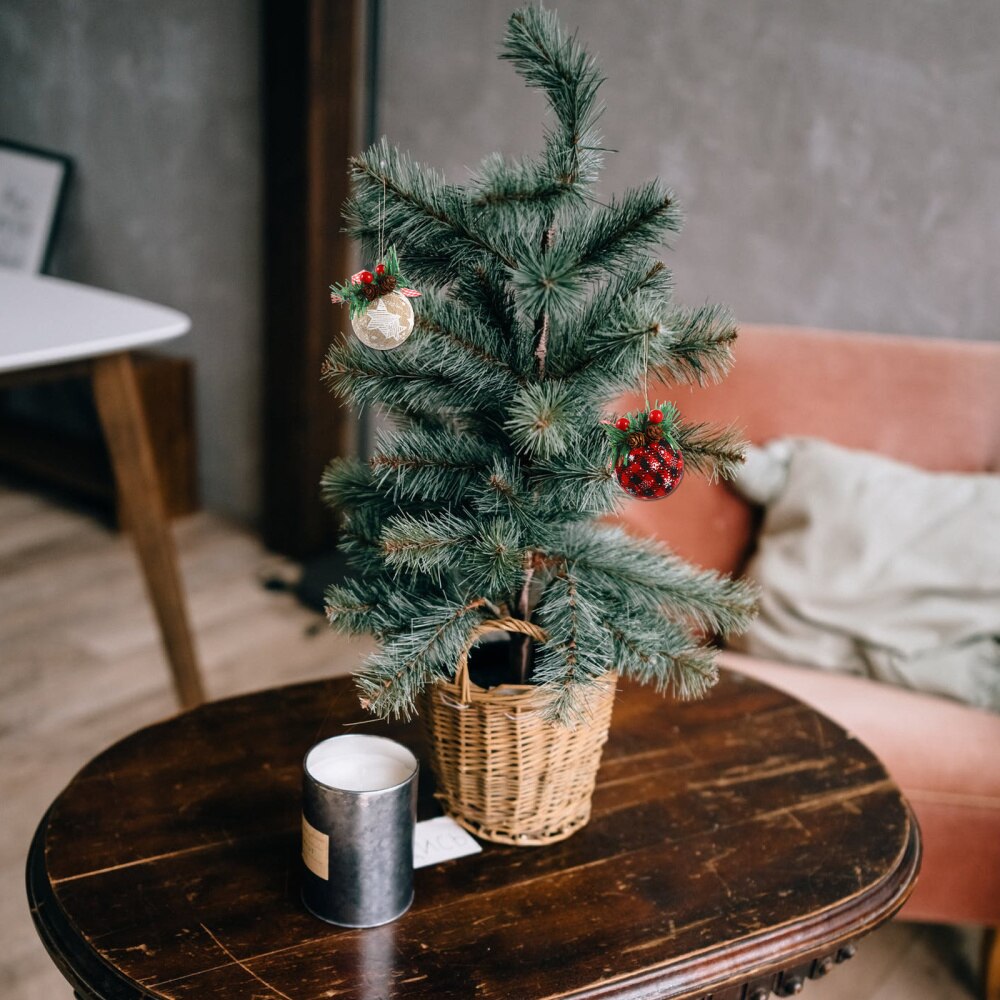 3Pcs Christmas Hanging Balls Xmas Tree Hanging Decor Shape Pendant Ornament