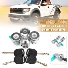 For FORD FALCON EA EB ED EF EL Rear Door Boot Ignition Lock Barrel with 4 Keys Replacement