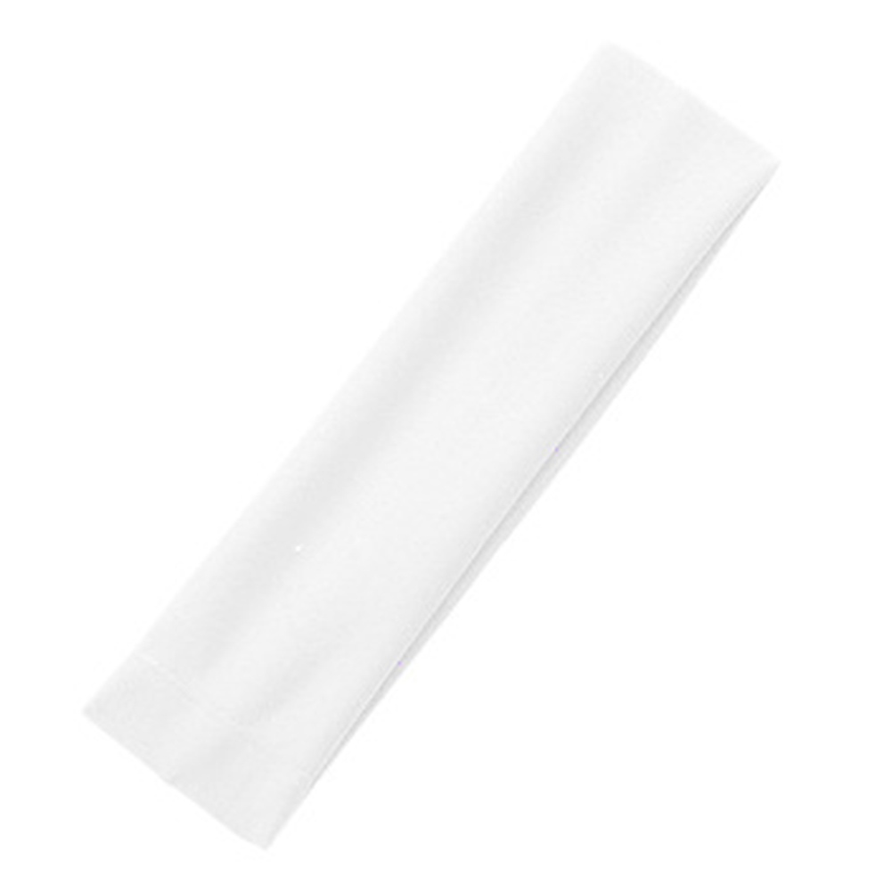 Sports Headbands For Women Solid Elastic Hair Bands Running Fitness Yoga Hair Bands Stretch Makeup Hair Accessories: WHITE