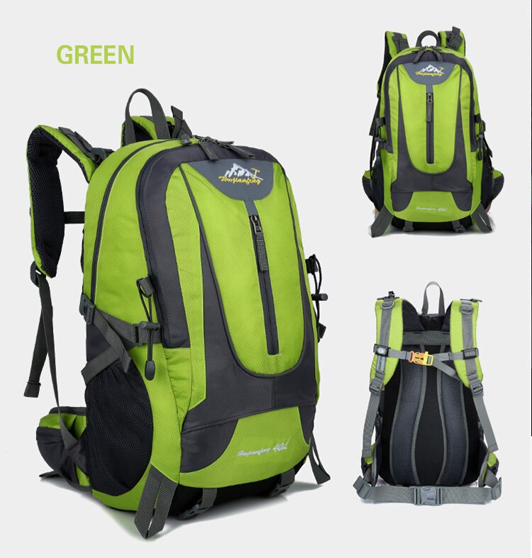 45L Rucksack Hiking Backpacks Mountain Backpack Waterproof Tear resistance Backpack Multi-function Camping Vocation Climbing: Green Color
