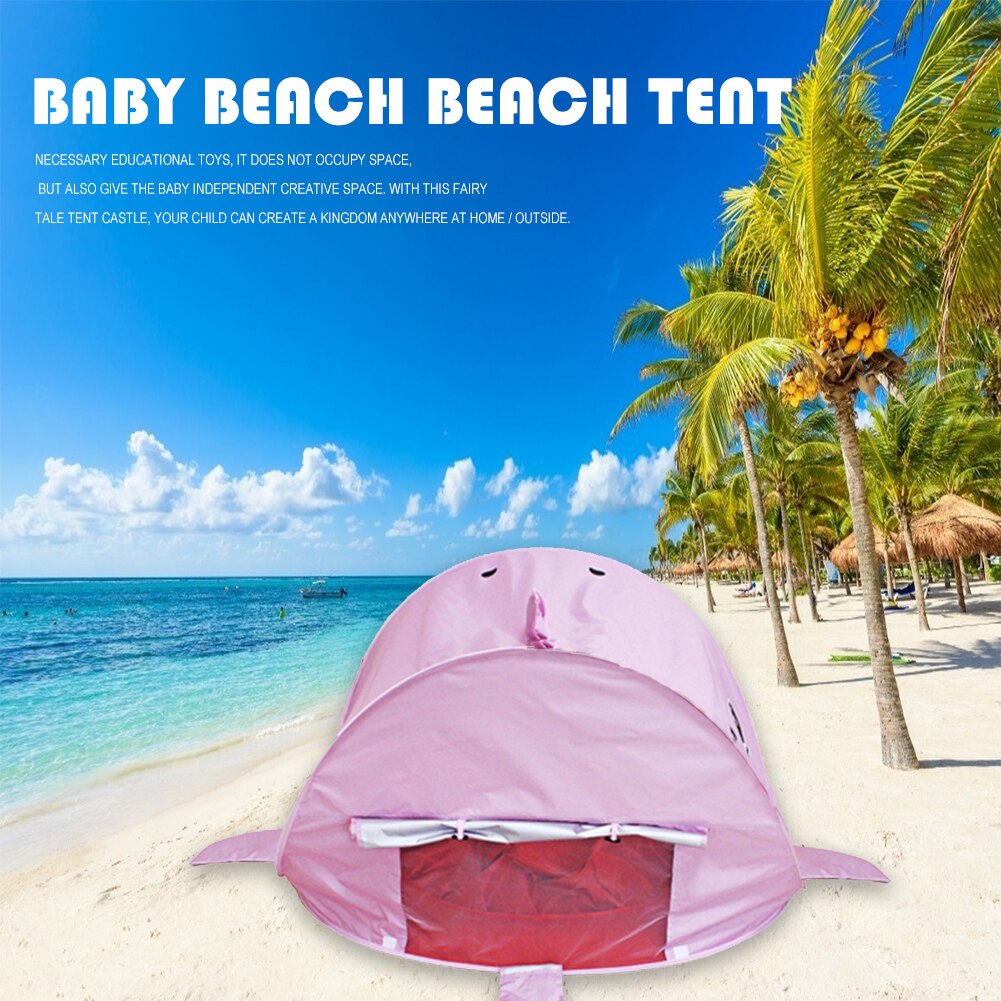 Baby Strand Zelt Pool Shark Tragbare Sun Shelter Wasserdicht Zelt Markise UV-schutz Sunshelter Outdoor Camping Für Kleinkind Kinder