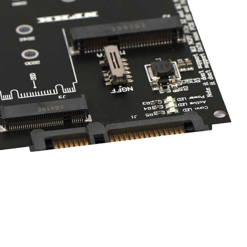Adaptador M.2 Ngff de Msata Naar Sata 3,0, convertidor Usb 3,0 Sata 2 en 1, lector de tarjetas, con Kabel Voor, Pc y portátil