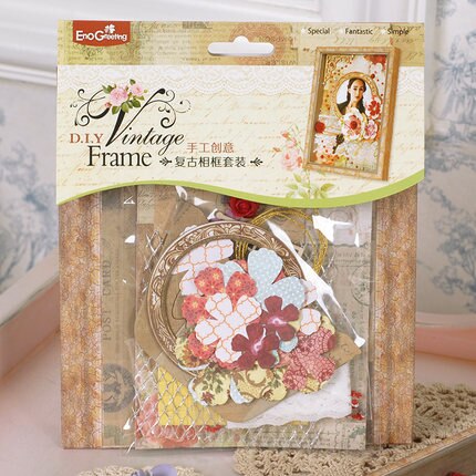 Eno Groet DIY Vintage Frame Set, Goedkope Papier Fotolijst Bureau Fotolijst:  MVF04