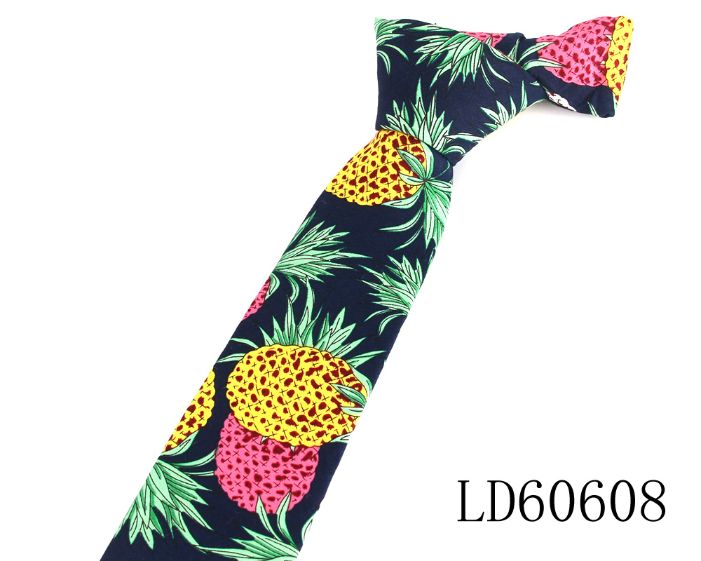 Print Skinny Neck Ties For Men Women Slim Cotton Tie For Boys Girls Suits Ties For Wedding Party Men's Necktie Gravatas: Blue