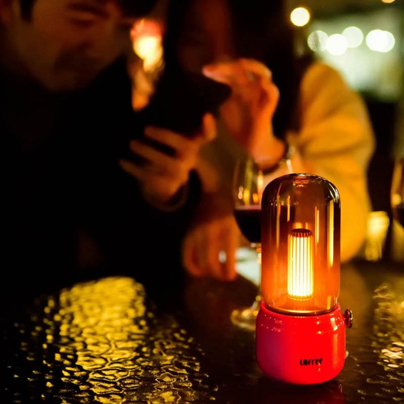 Xiaomi Lofree Candly Light Portable 1800K LED Sound Source Atmosphere Retro Night Light Table Lamp Bar Decor Lamps