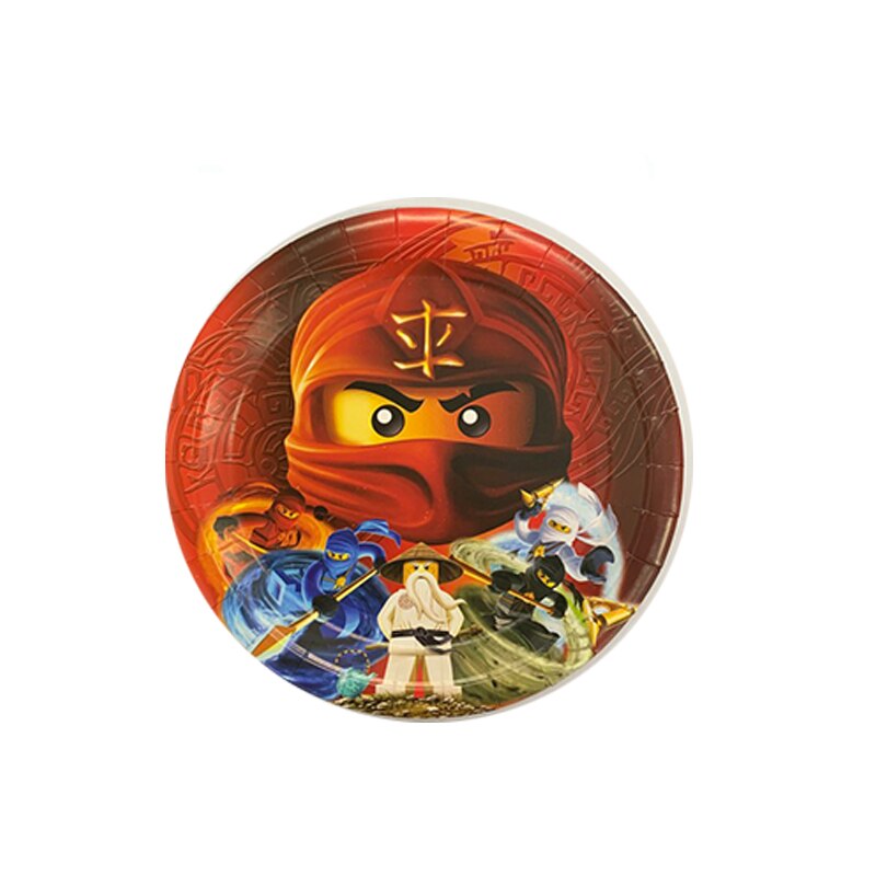 Ninjagoing Party Decoration Disposable Tableware Supplies Paper Plate Cup Napkin Baby Shower Kids Birthday Party Supplies