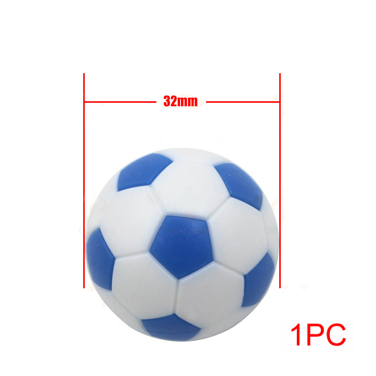 6PCS/lot 32mm Small Soccer Ball Mini Table Football Balls Black White Soccer Ball for Entertainment Flexible Trained Relaxed Toy: green