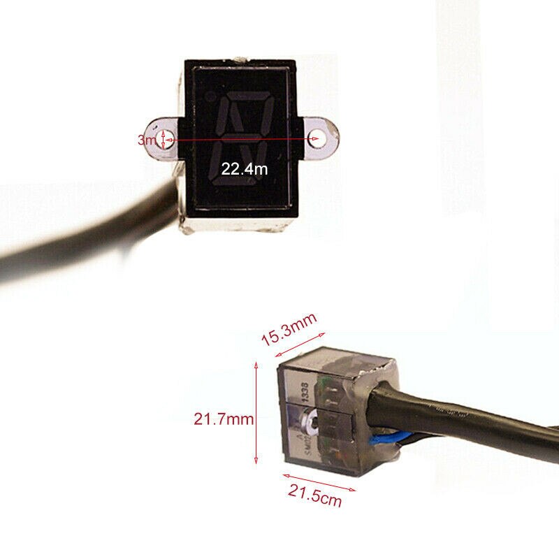 Universal Gear Display Indicator N-6 Speed Shift Clutch Lever Gauge Trim 0.03KG