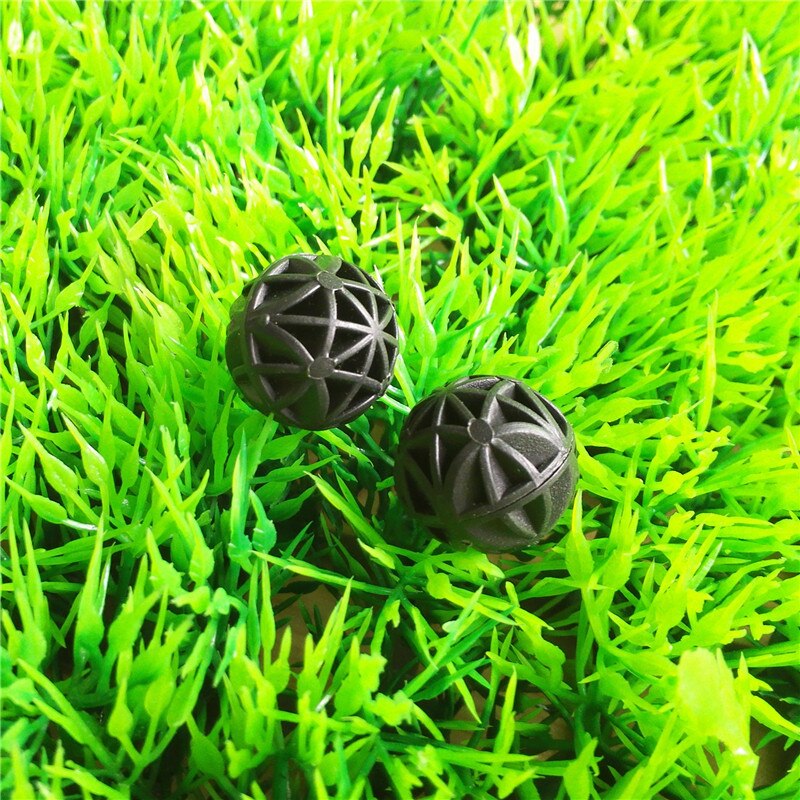 20 stuks/pak 16mm aquarium bioballen filterkatoenen filterspons media aquarium vijverballen aquarium filter bioballen