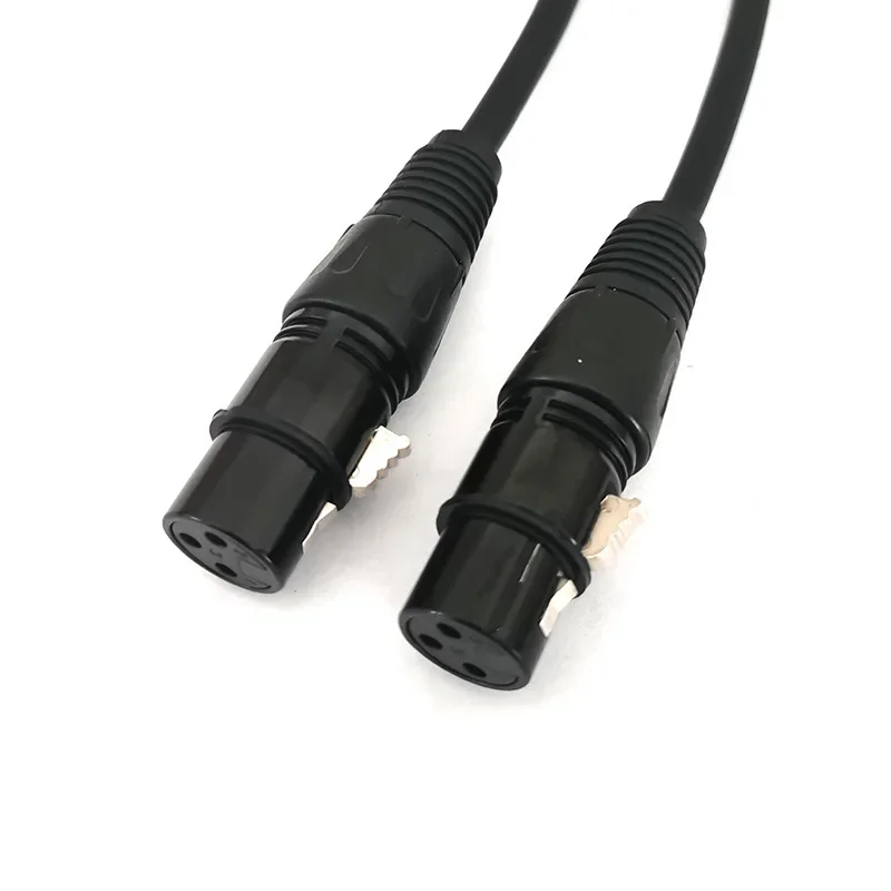 Cable de Audio XLR macho a hembra/macho M/F OFC blindado para mezclador de micrófono Femlae a hembra F/F 1m 1,8 m 3m 5m 10m 15m 20m: Blanco / 2 m