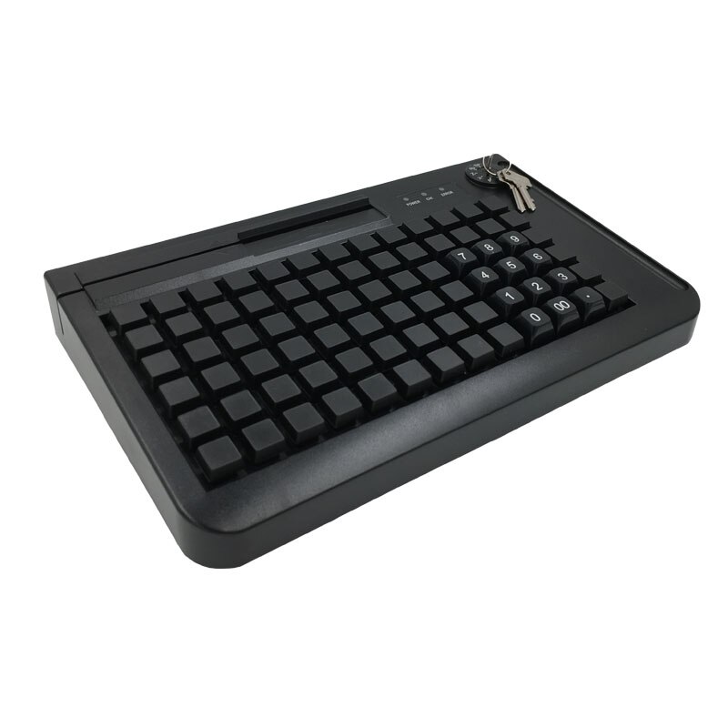 KB78-Teclado mecánico totalmente programable, 78 teclas, USB, POS