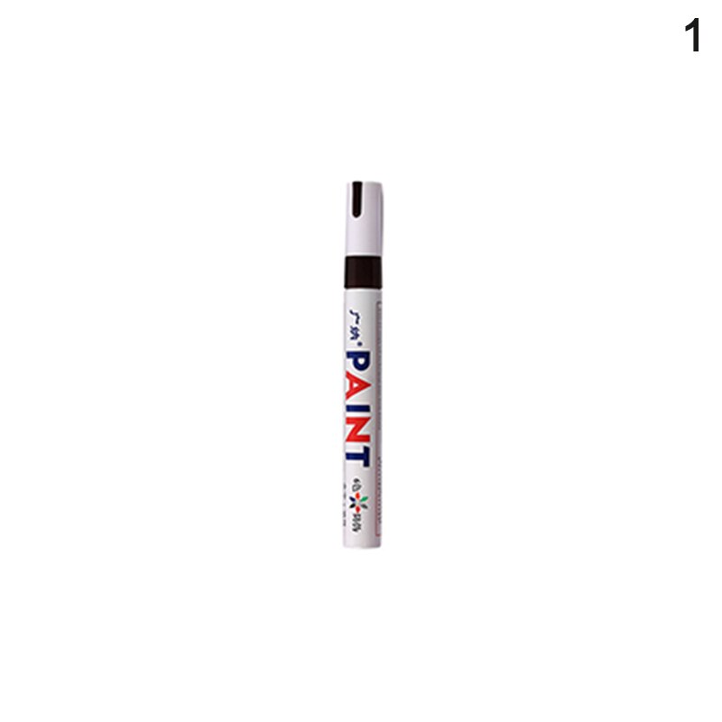 12-color Way Paint Pen Photo Album Graffiti Sign Title Pen Wedding Pen Oily White Mark Touch-up Pen: Black