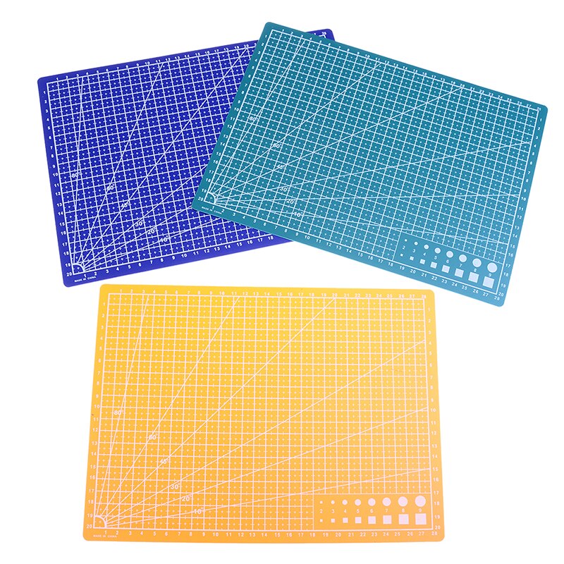 30*22cm A4 Grid Lines Self Healing Cutting Mat Craft Card Fabric Leather Paper Board