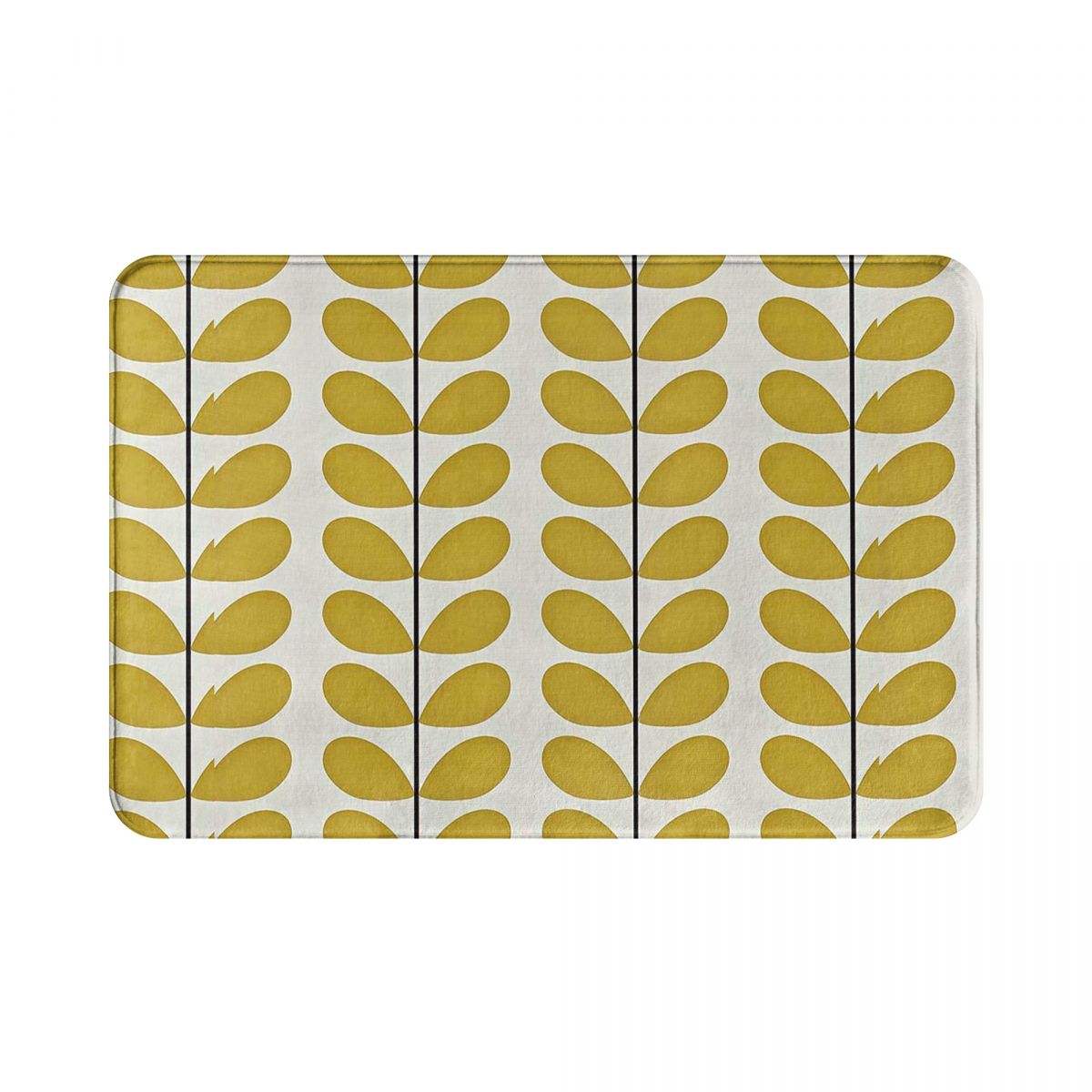 Orla Kiely Doormat Bathroom Welcome Polyeste Mat Kitchen Home Living Room Leaf Decor Floor Rug Door Mat Bath Mat: 60x90cm 24x35in