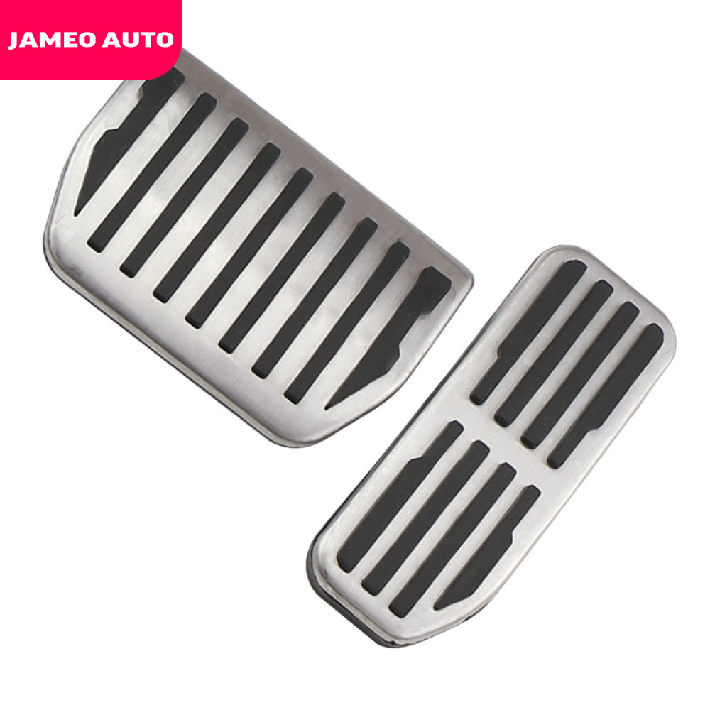 3 kpl/setti auton polkimet jaguarille  x760 xe  x260 xf x761 f- -tahtiin - automaattinen kaasujarrupolkimen kannen lepo pedaali -tarra