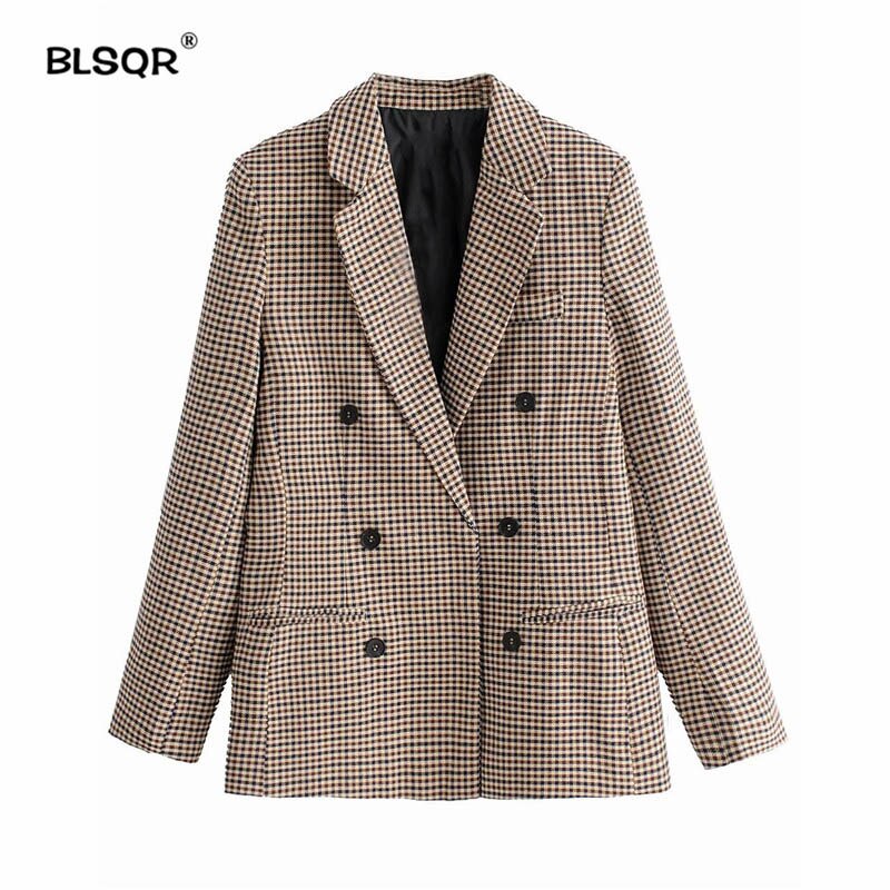 Dasongff Blazer Longue Manteau à Carreaux Femme Grande Taille Vestes Femmes Automne Blouson Fleuri Revers Manteaux Femmes Longs Demi-Saison Caban Long Outwear Coat Veste Manteaus Hiver : : Mode