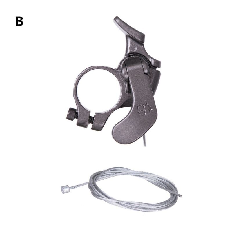 Mtb Vork Remote Lockout Hendel Draad Controle Rear Shock Remoter Met