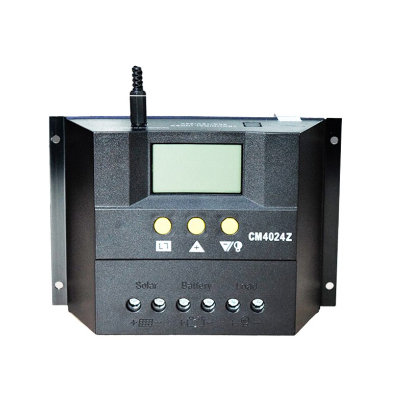 PWM 40A 12v 24v controller solar panel system regulator for lead-acid battery lithium AGM battery