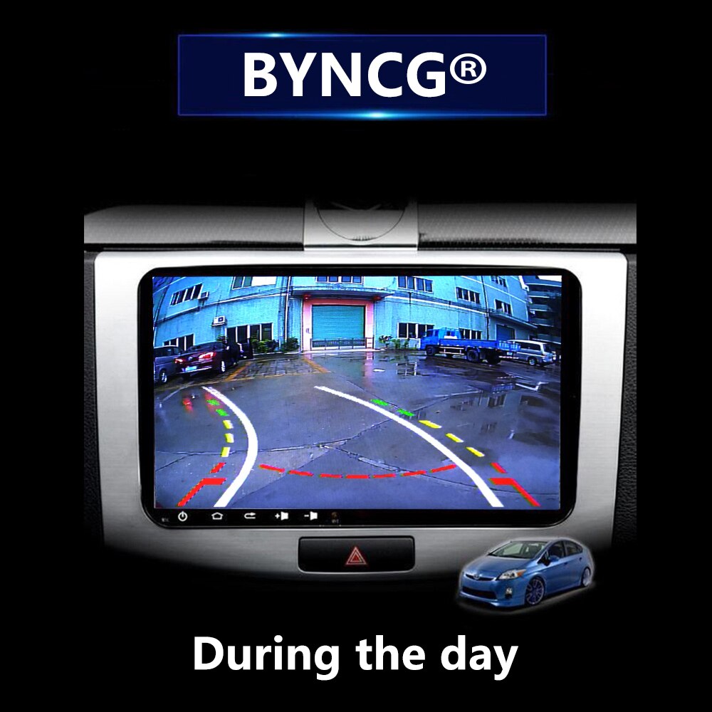 BYNCG 12 LEDs Intelligente Dynamische Traject Tracks Achteruitrijcamera CCD Reverse Backup Camera Auto Omkeren Parking Assistance