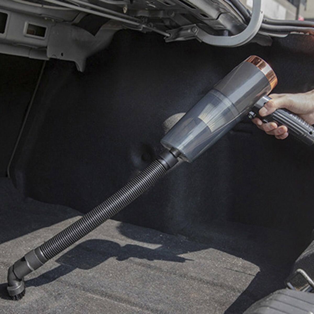 Auto Mini Handheld Staubsauger 120W Nassen und Trockenen Dual Verwenden Staubsauger mit Licht Aromatherapie