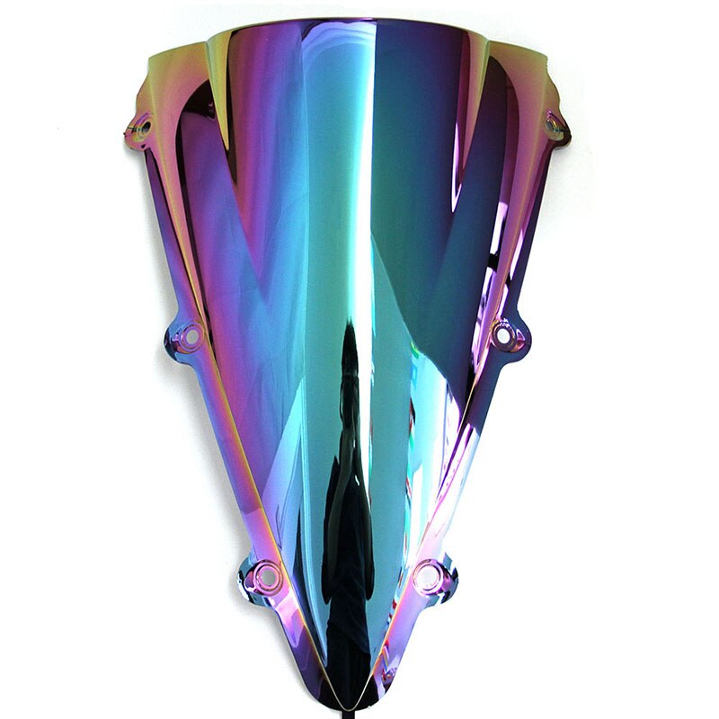 ABS Windscreen For Yamaha YZF-R1 YZF R1 2004 2005 2006 Double Bubble Motorcycle Windshield Iridium Wind Deflectors: Deep Iridium