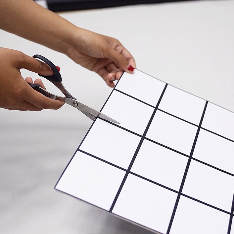 Stickers Fire Retardant Tile for Kitchen Bathroom 30x30cm Waterproof Self-adhesive Wall Paper Home Decoration In Stock