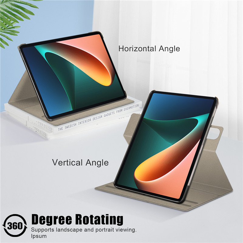 Per Xiaomi Pad 5 custodia per Tablet tessuto morbido supporto girevole a 360 gradi Smart Cover per Funda Mipad 5 Mi Pad 5 Pro custodia Coque 11 pollici